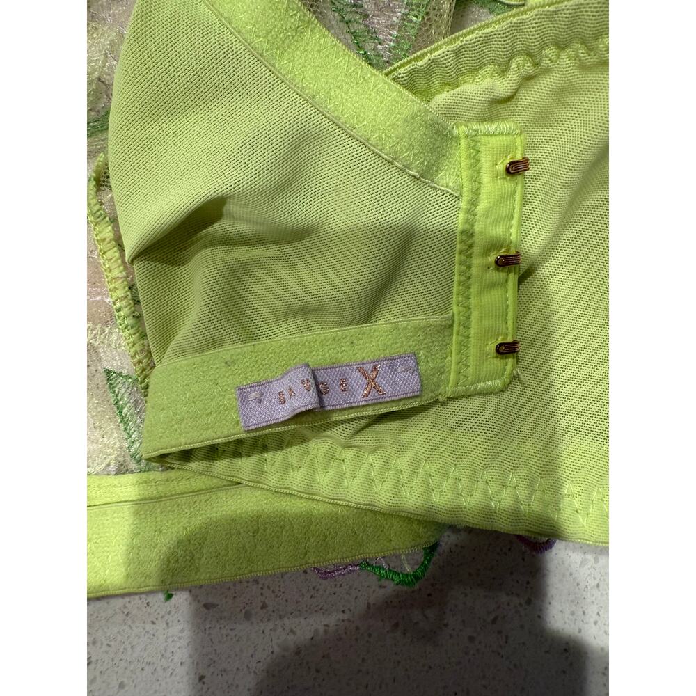 Savage X Fenty Shining Star Embroidered Unlined Demi Bra‎ - Picture 3 of 9